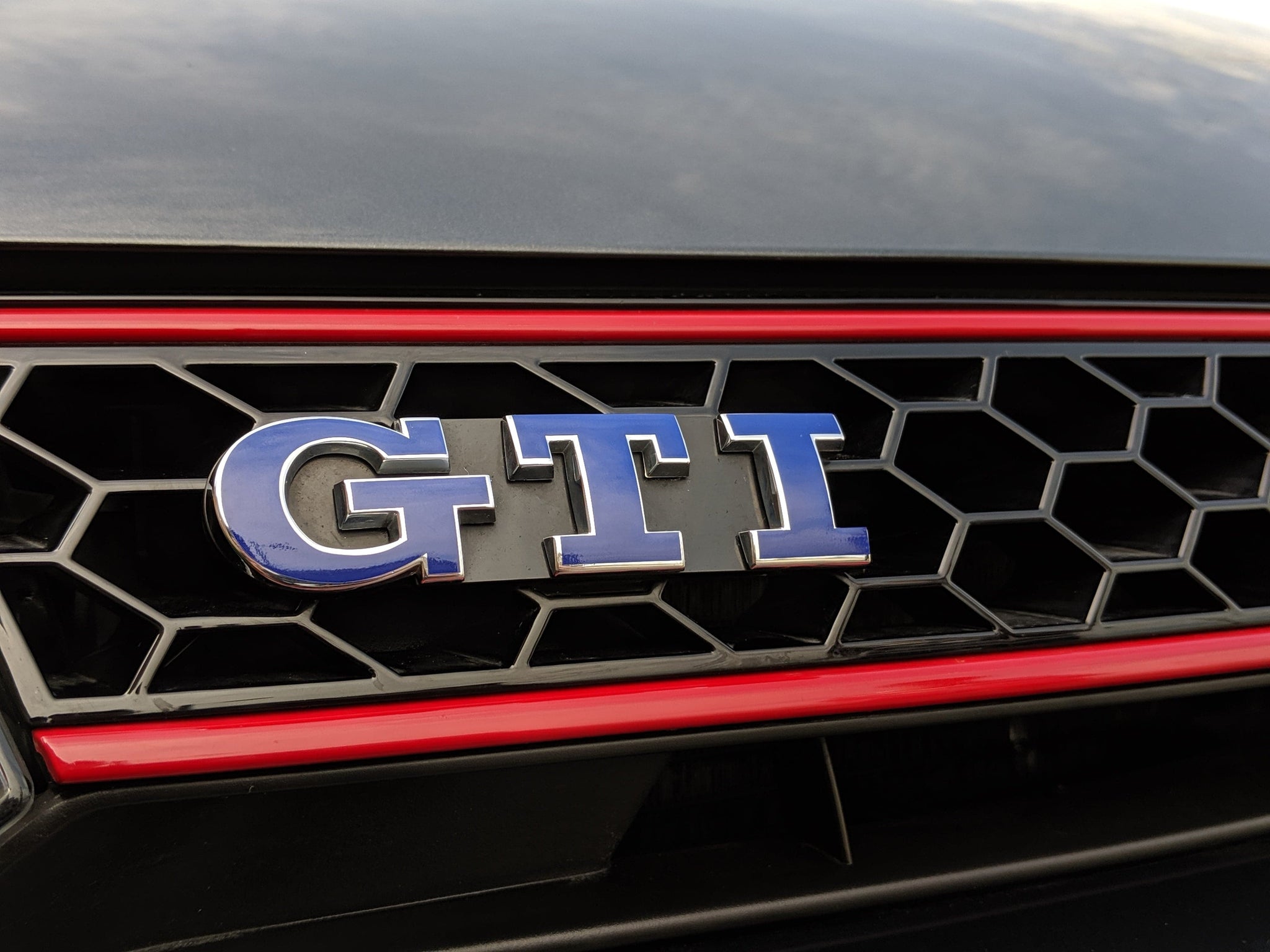 2010-2014 (6th Gen) VW Golf GTI - Front GTI Emblem VinylMod Overlays