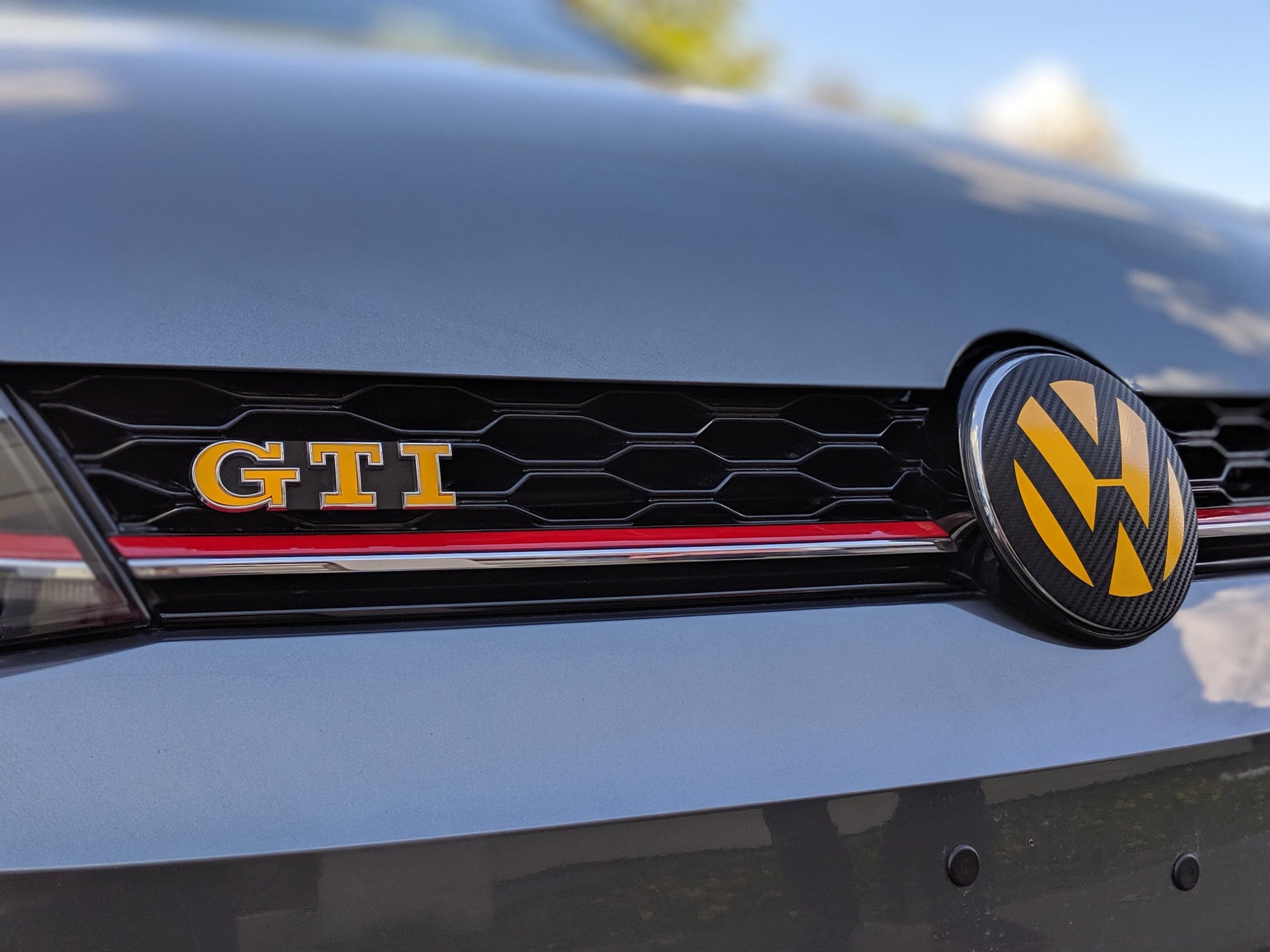 2015-2021 (MK7) Volkswagen Golf - Front GTI Inlay (Perf Pkg) Emblem Overlay
