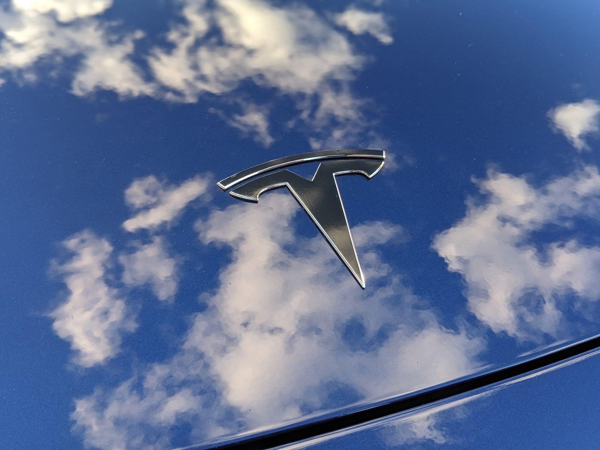 2017+ Tesla Model 3 - Front Emblem Overlay