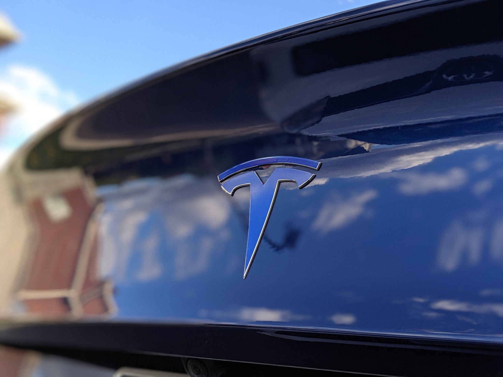 2017+ Tesla Model 3 - Rear Emblem Overlay