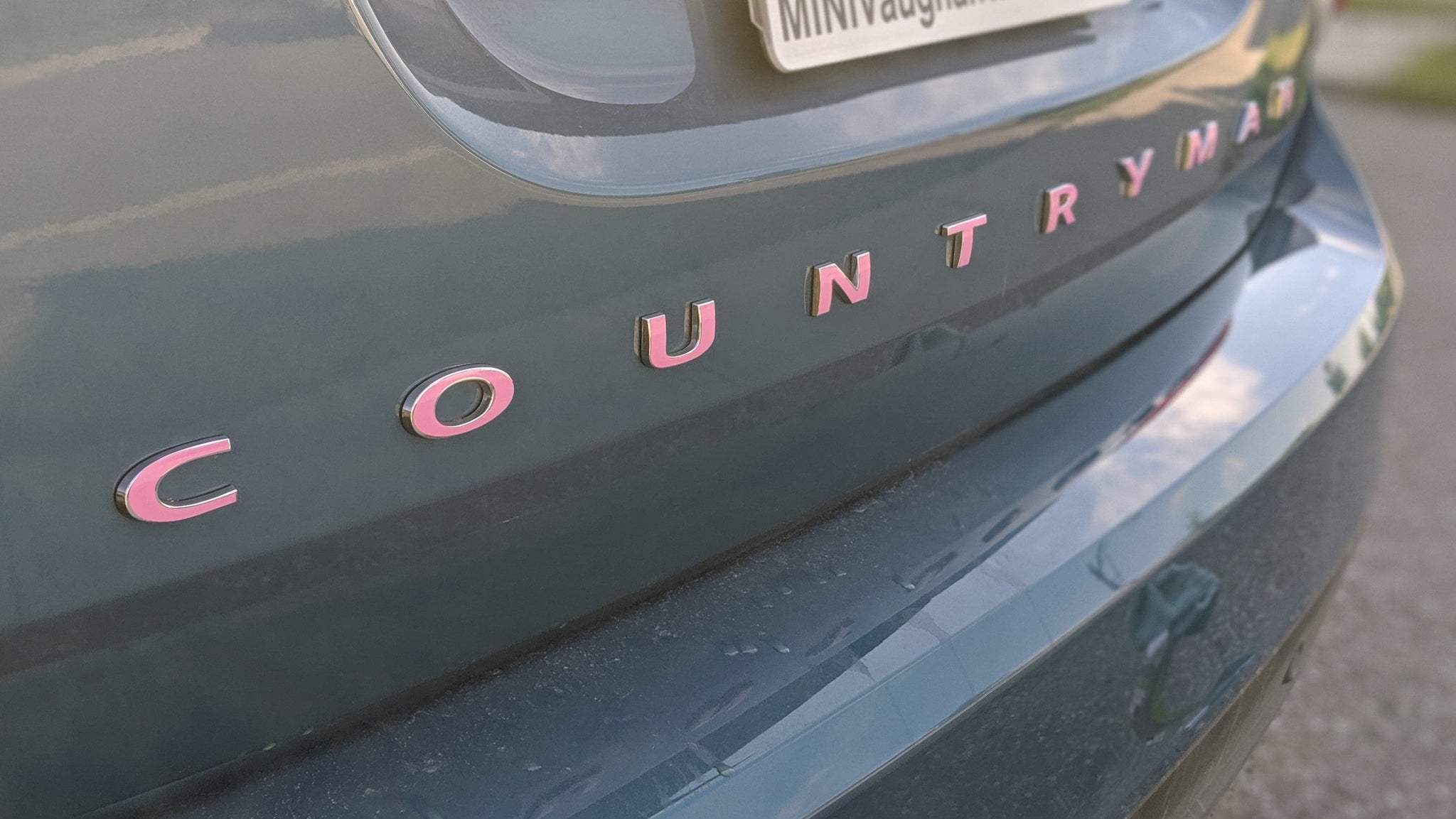 2017+ (2nd Gen) Mini Cooper - Rear Countryman Emblem VinylMod Overlays