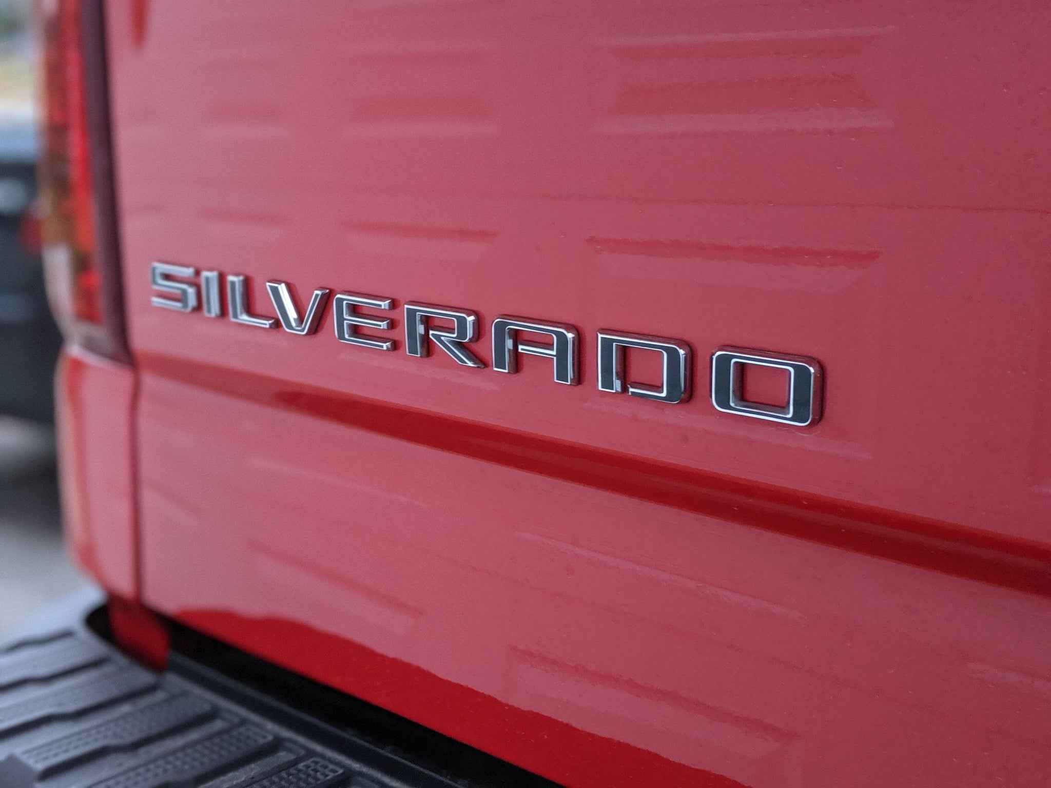 2019+ (4th Gen) Chevrolet Silverado - Rear Silverado Emblem Vinyl Overlays