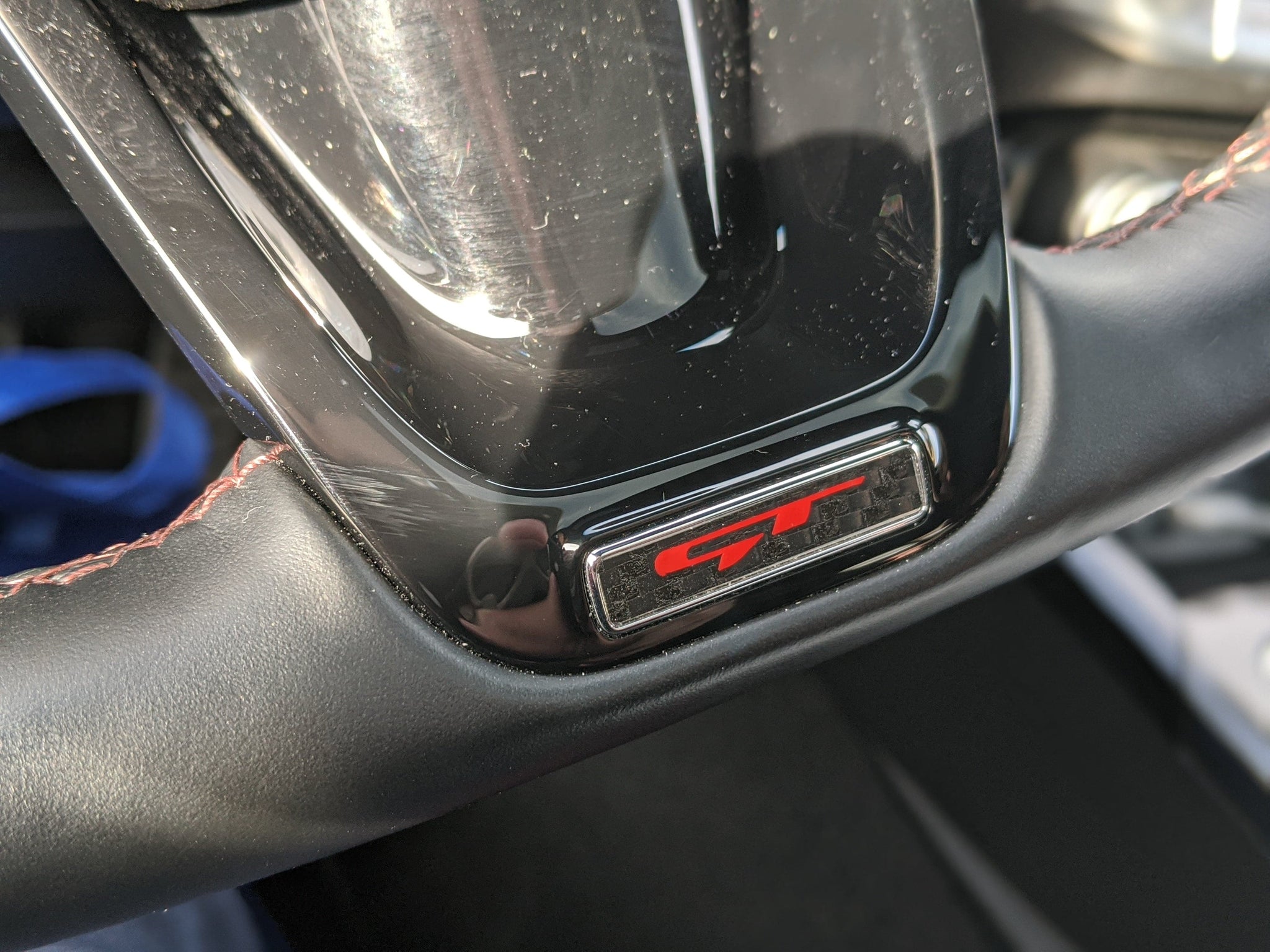 2018+ (1st Gen) KIA Stinger - Interior Steering Wheel Bottom VinylMod Overlays