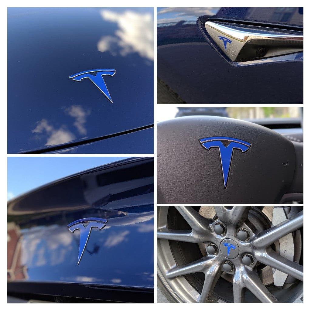 2017+ Tesla Model 3 - Combo (Steering, Side Fender, Wheel Center Caps, Front/Rear)