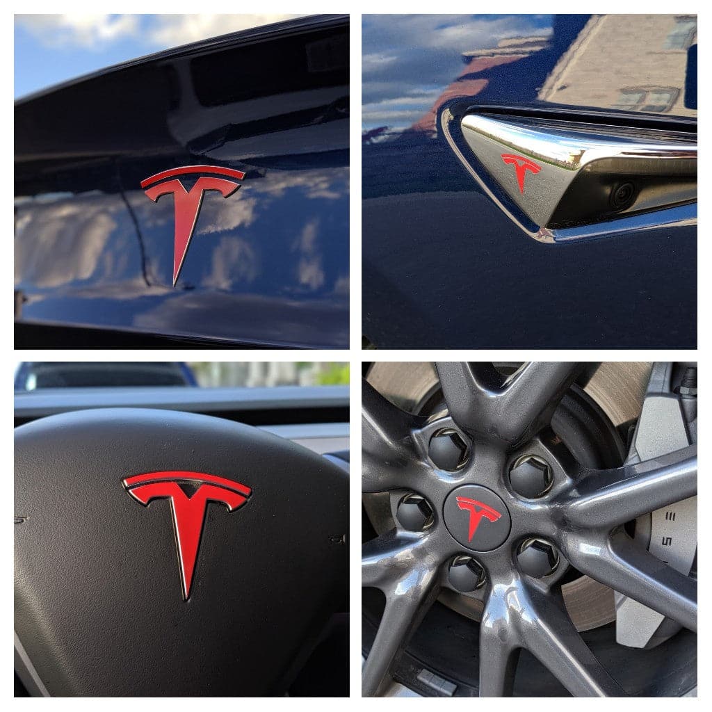 (2017-2022) Tesla Model 3 - Combo (Steering, Side Fender, Wheel Center Caps, Front/Rear)