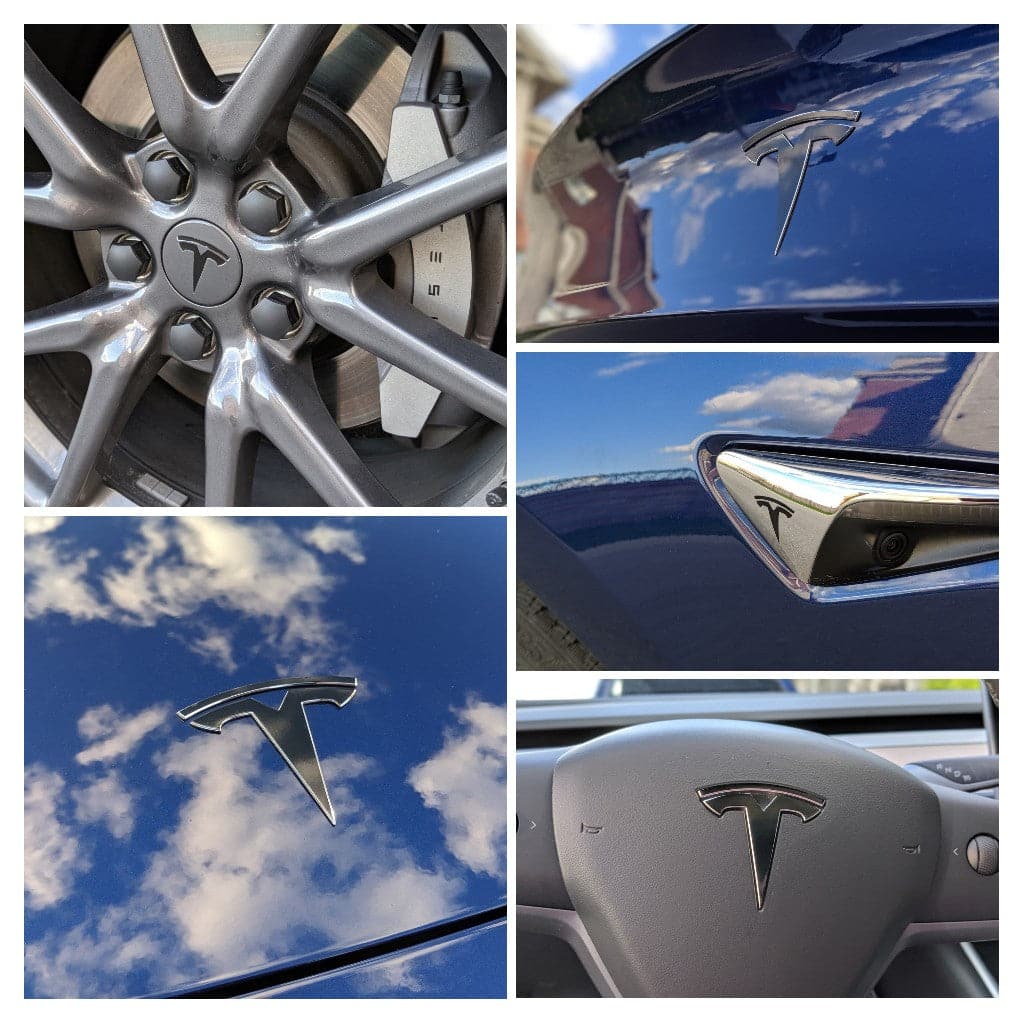 2020+ Tesla Model Y - Combo (Steering, Side Fender, Wheel Center Caps, Front/Rear)