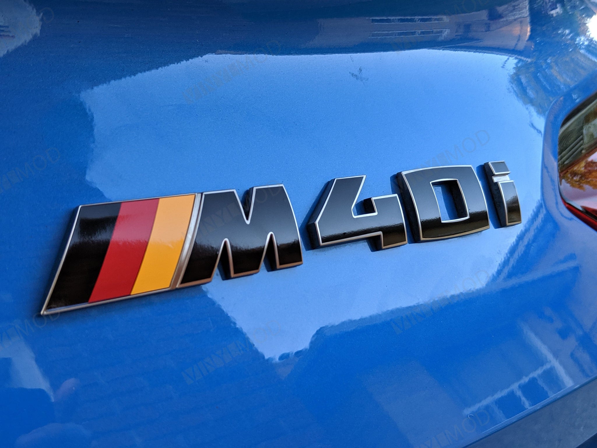 2019+ (6th Gen) BMW Z4 - Rear M Color Emblem Vinylmod Overlay