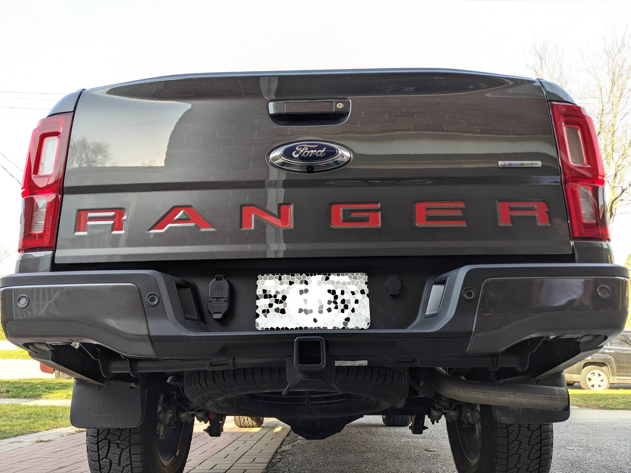 2019+ Ford Ranger - Rear Ranger Emblem VinylMod Overlays