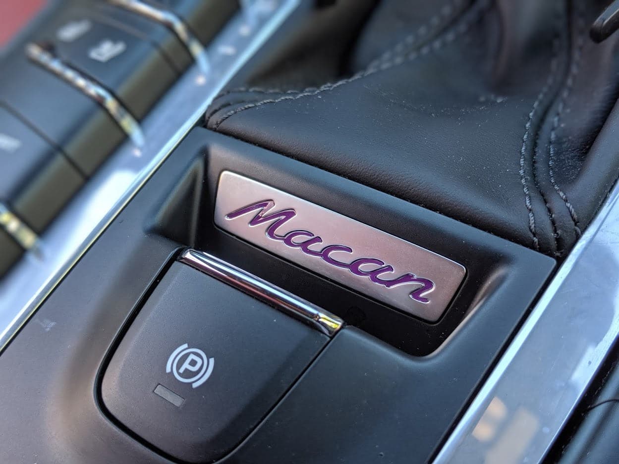 2014+ Porsche Macan - Interior Parking Brake Macan VinylMode Inlay