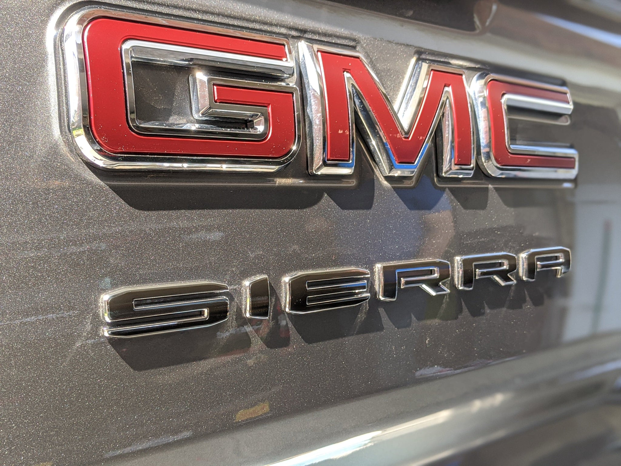 2019+ (5th Gen) GMC Sierra - Rear Sierra Emblem Vinyl Overlay