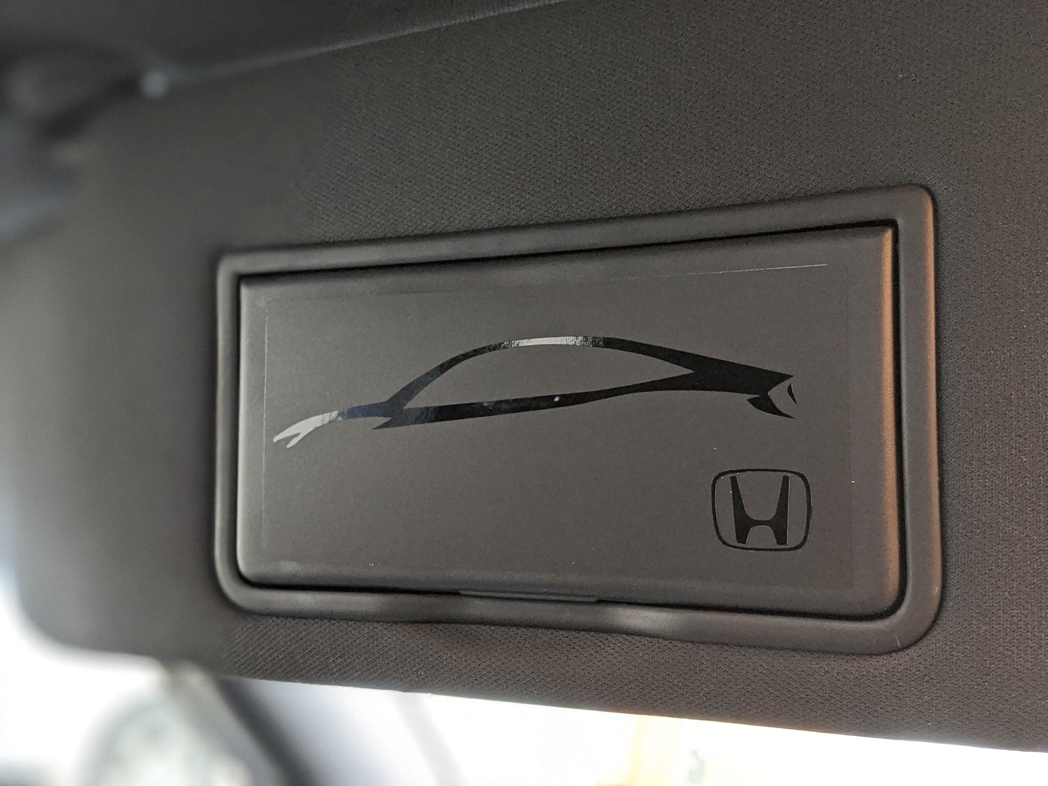 2016-2021 (10th Gen) Honda Civic - Interior Sun Visor Overlay (2pk)