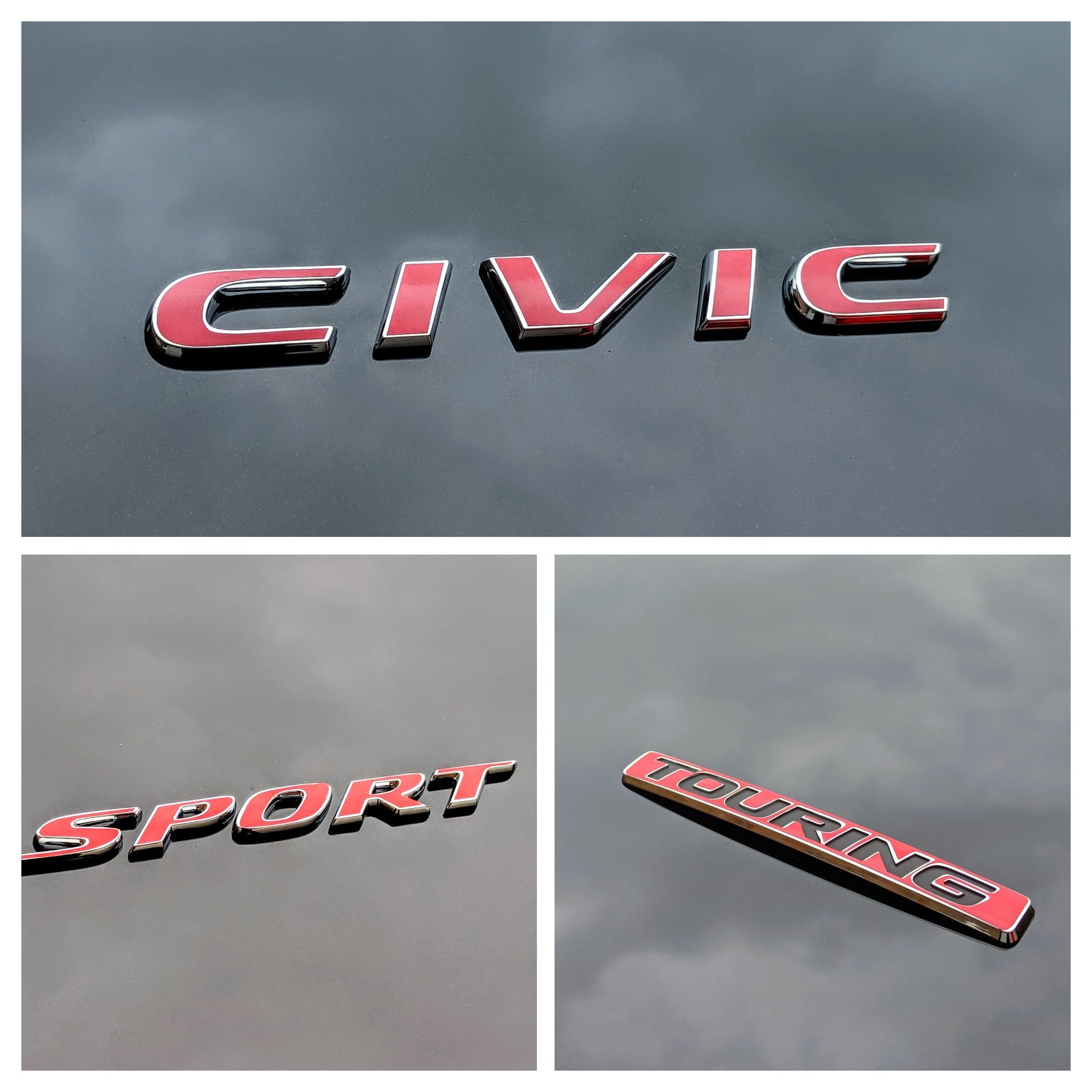 2016-2021 (10th Gen) Honda Civic - Rear Civic, Sport, Touring Combo