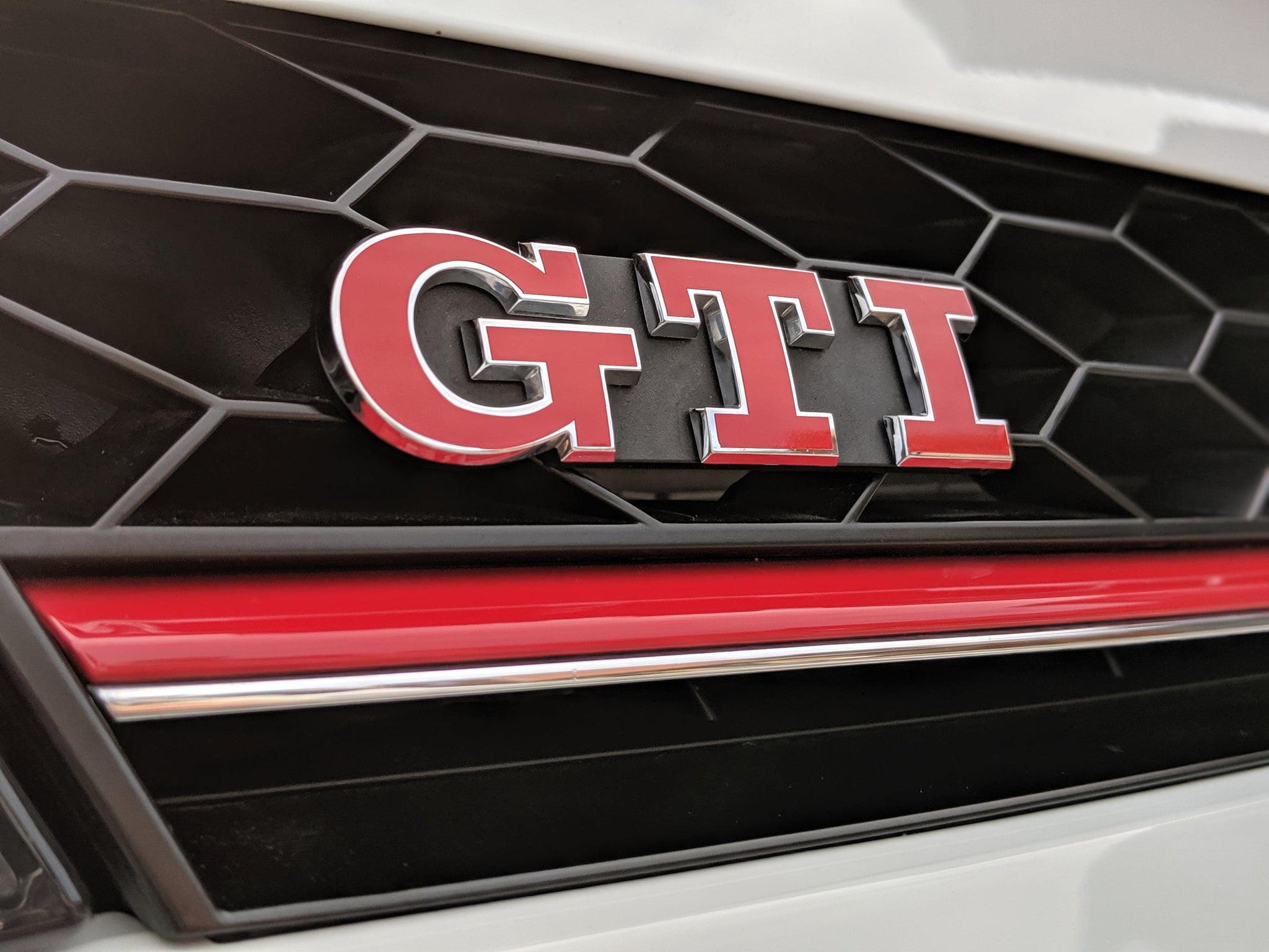 2015-2021 (7th Gen) VW Golf GTI - Front GTI Emblem Overlay