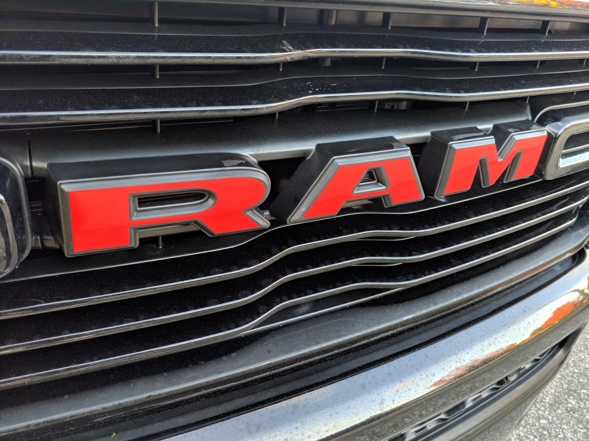 2019+ (5th Gen) Dodge Ram 1500 - Front RAM Emblem VinylMod Overlays