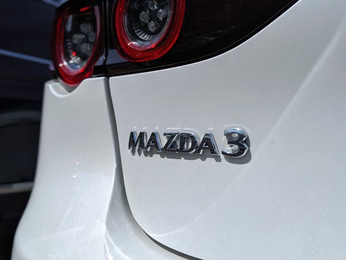2019+ (4th Gen) Mazda 3 - Rear Mazda 3 Emblem VinylMod Overlays