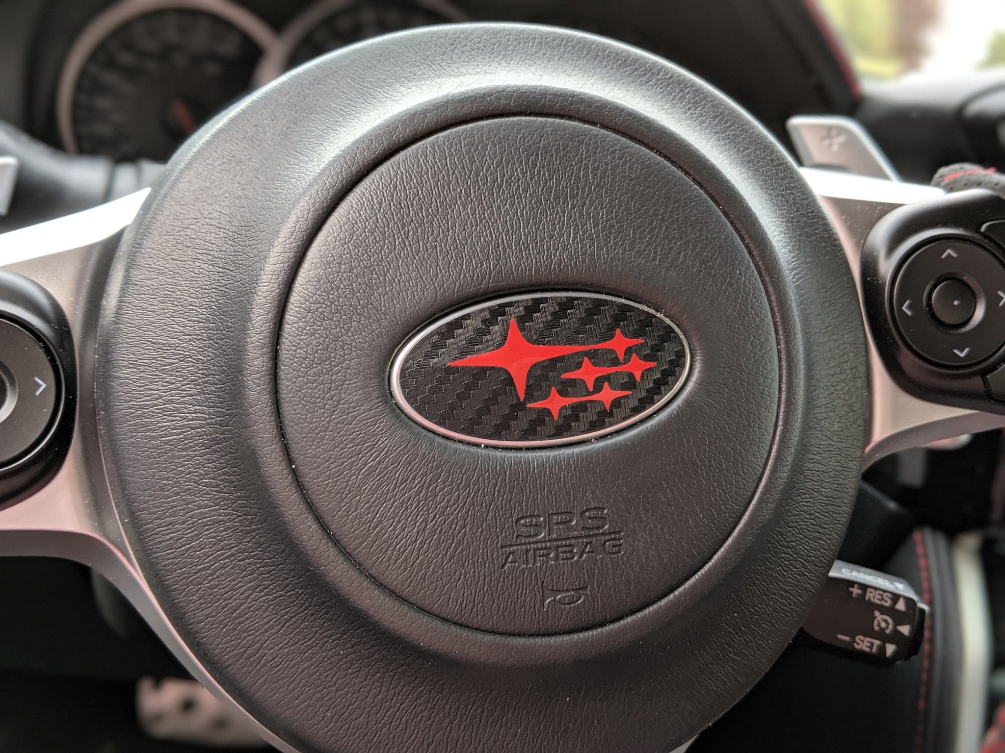 2016+ Subaru Impreza / WRX / STI - Interior Steering Wheel VinylMod Overlays