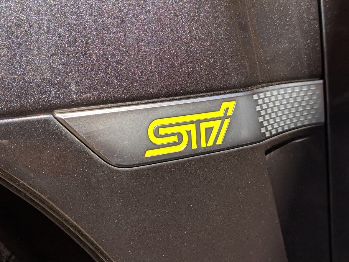2016+ Subaru STI - Side Fender STI VinylMod Overlays Set (2x)