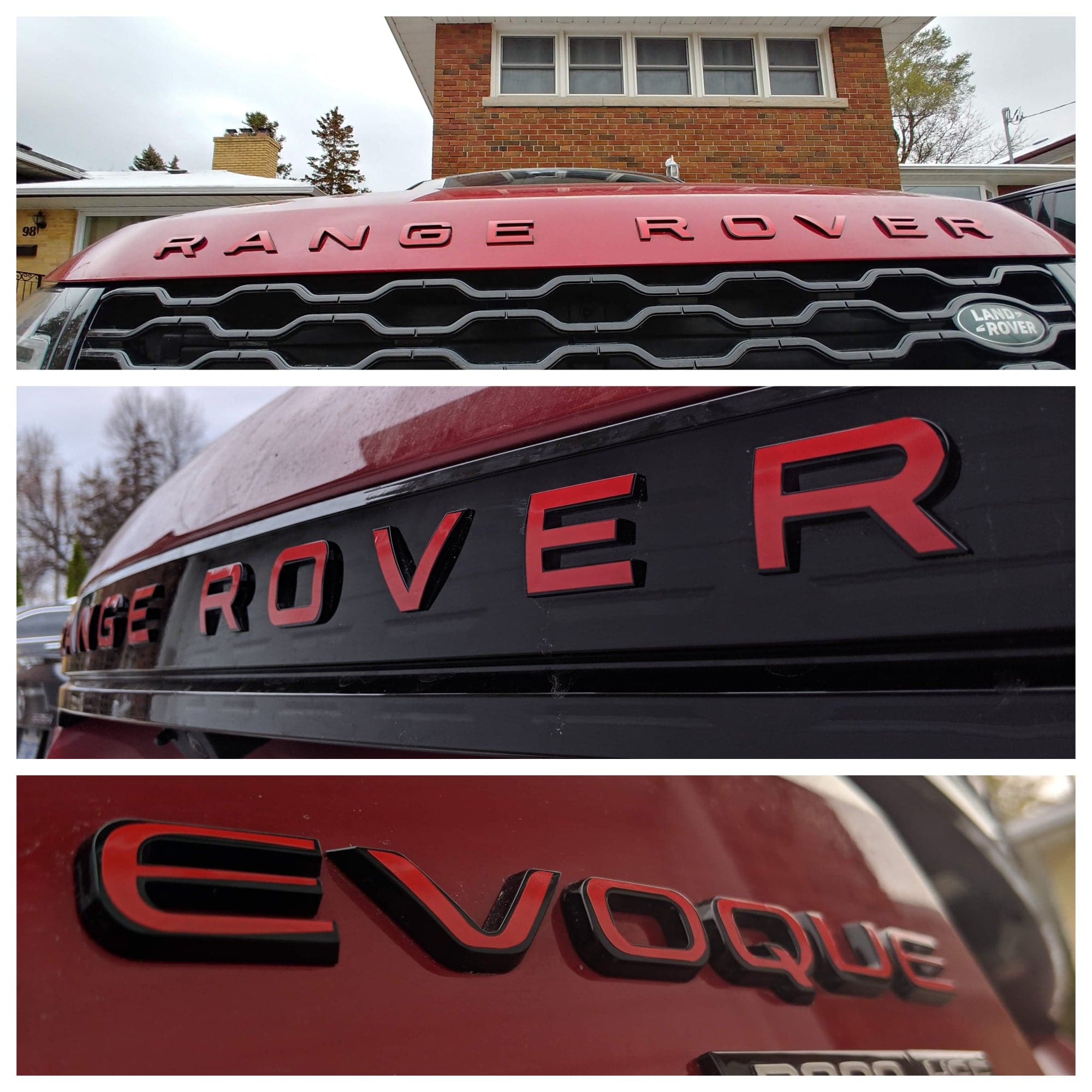 2018+ (2nd Gen) Range Rover Evoque - Front and Back Range Rover and Evoque Combo