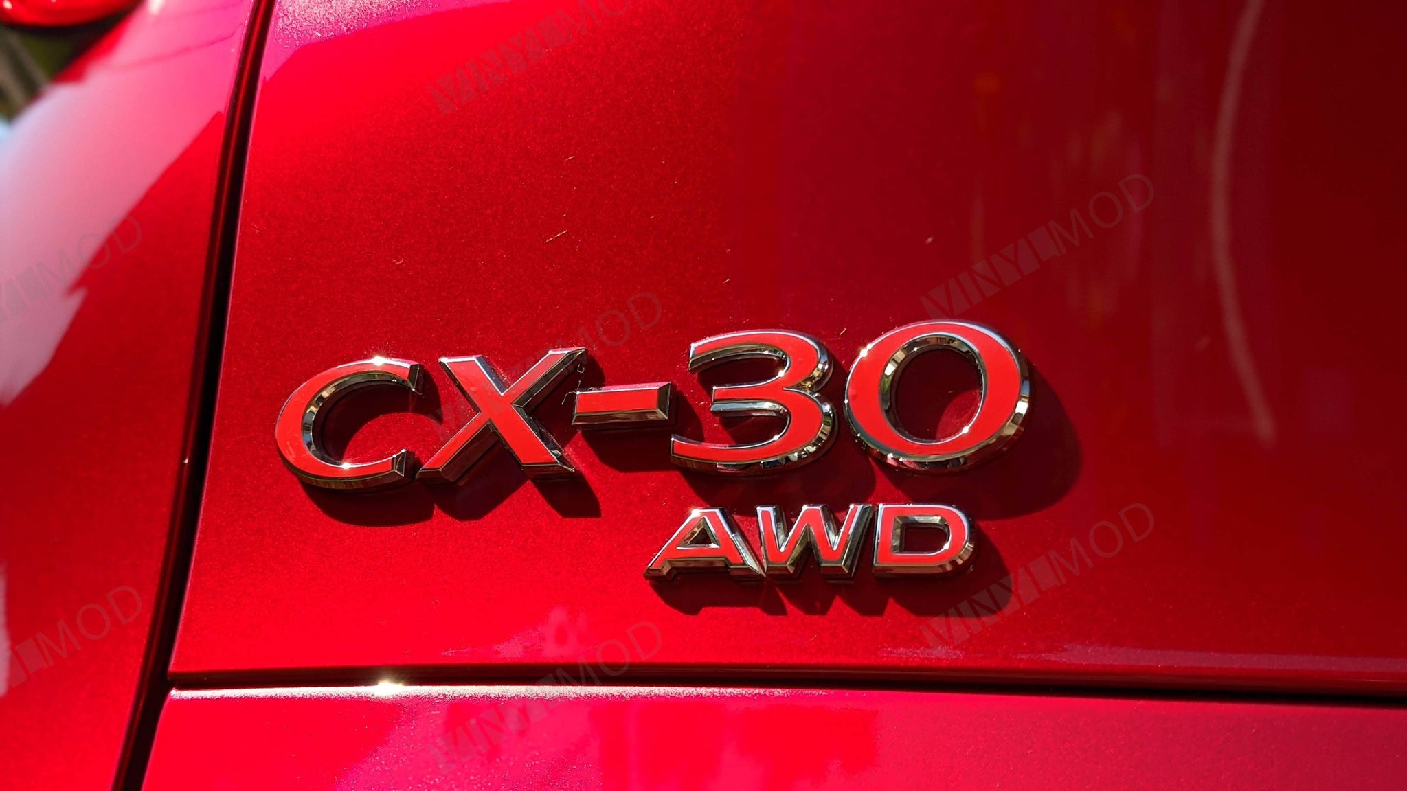 2019+ (1st Gen) Mazda CX-30- Rear CX-30 and AWD Combo