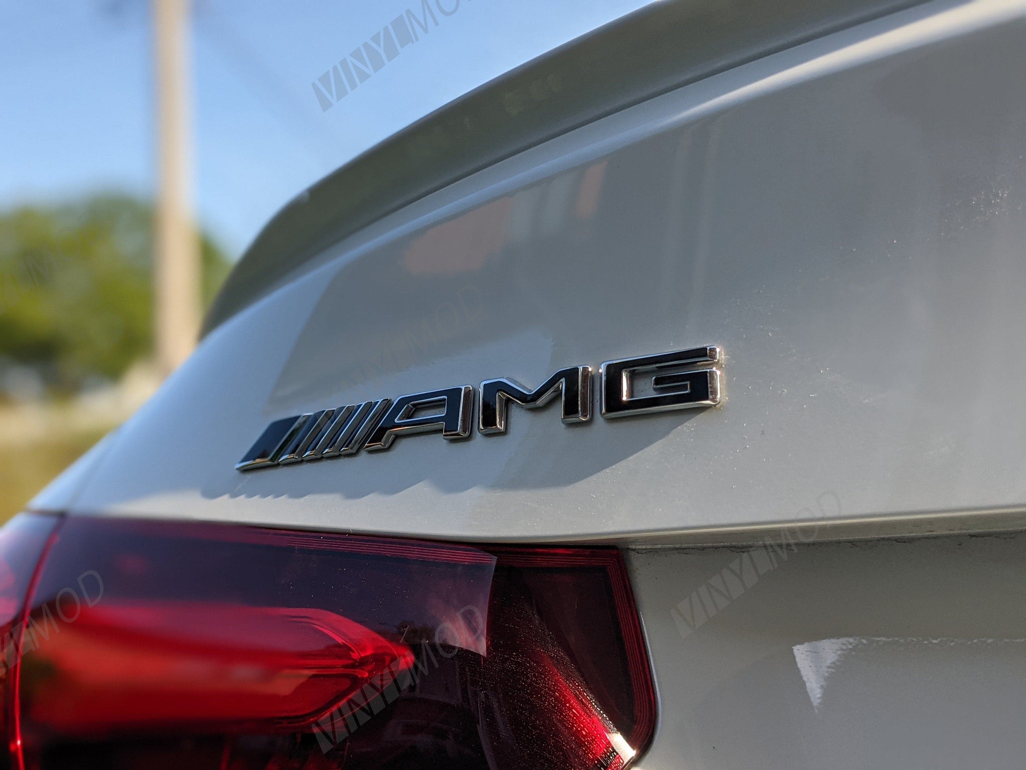 2020+ Mercedes Benz A35 - Rear AMG Emblem VinylMod Overlays
