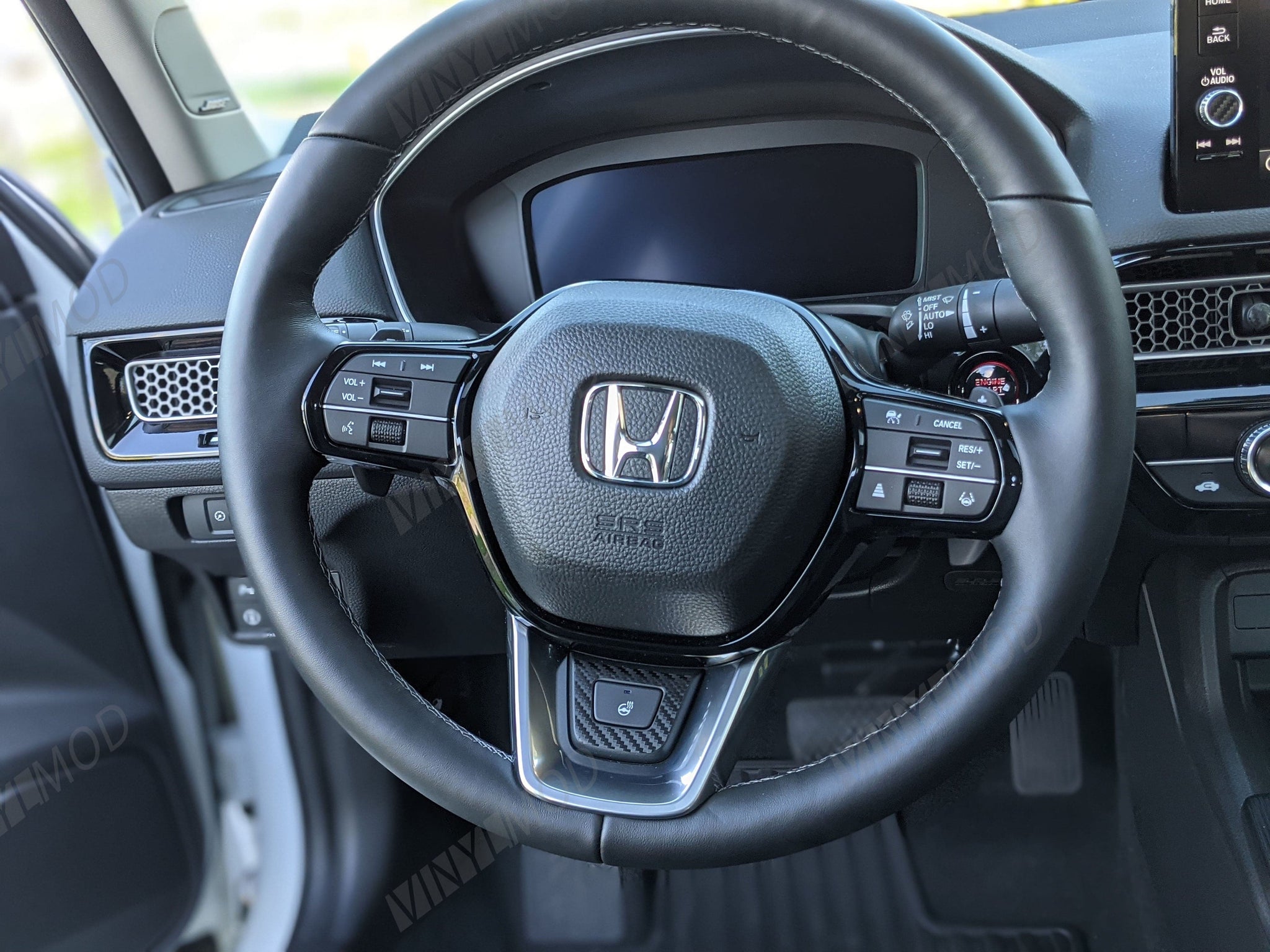 2021 (11ª generación) Honda Civic - Interior Volante inferior VinylMod Overlay
