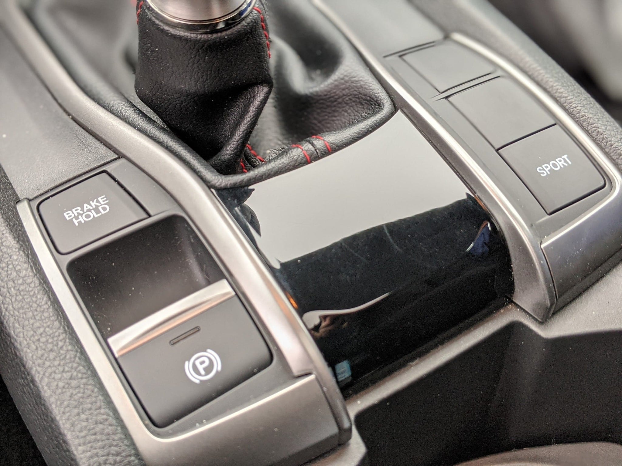 2016-2021 (10th Gen) Honda Civic - Interior Standard/Manual Transmission Lower Panel Vinyl Overlay