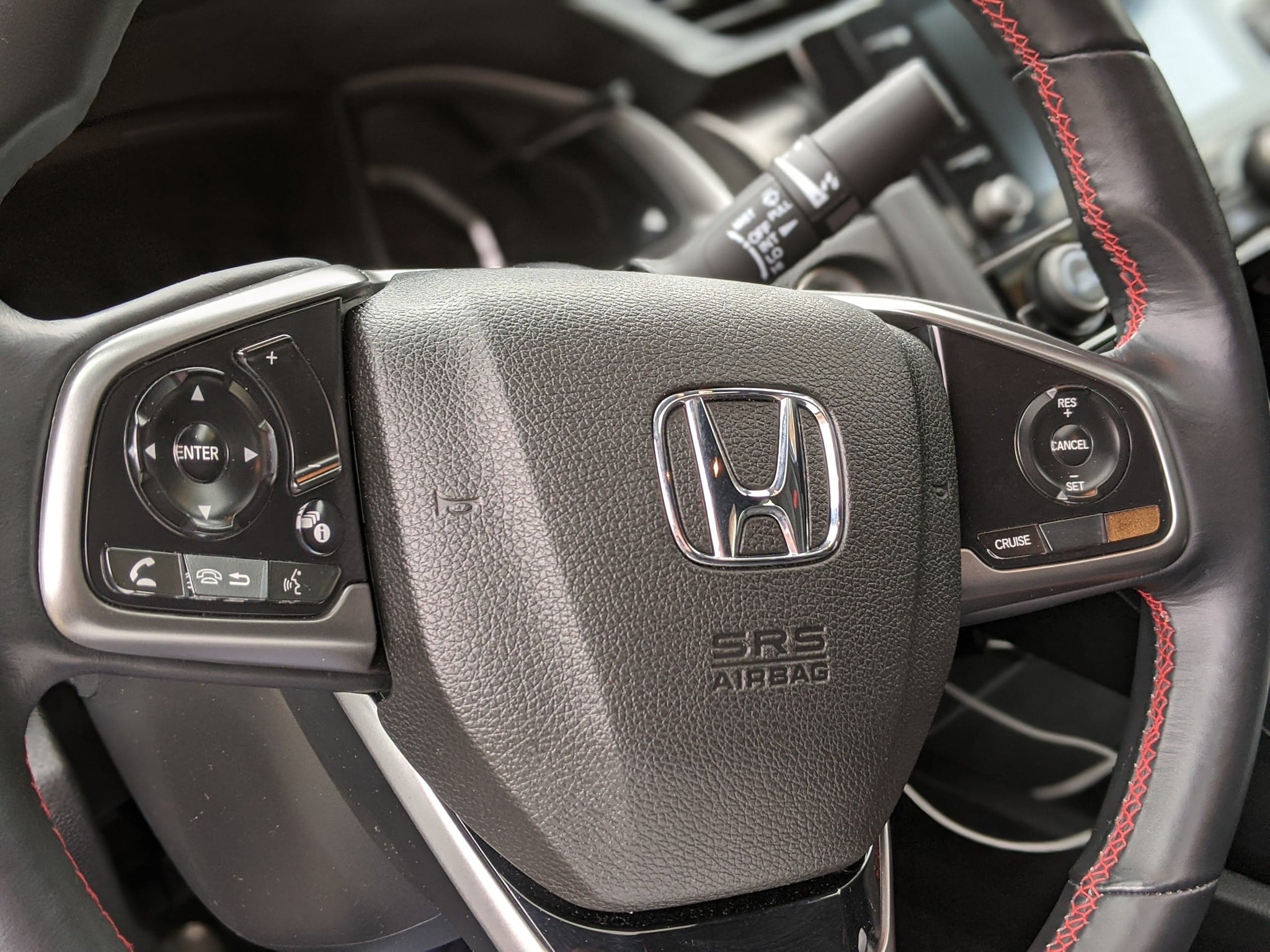 2016-2021 (10th Gen) Honda Civic - Interior Steering Wheel Side Panel Overlay (2pcs)