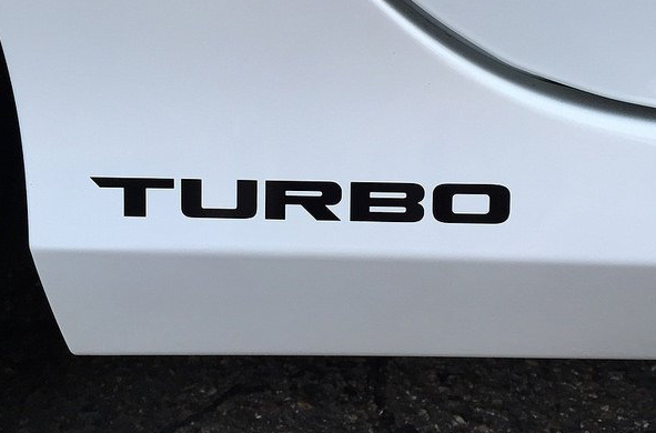2016-2021 (10th Gen) Honda Civic - Side Skirt TURBO Decal (2 pack)