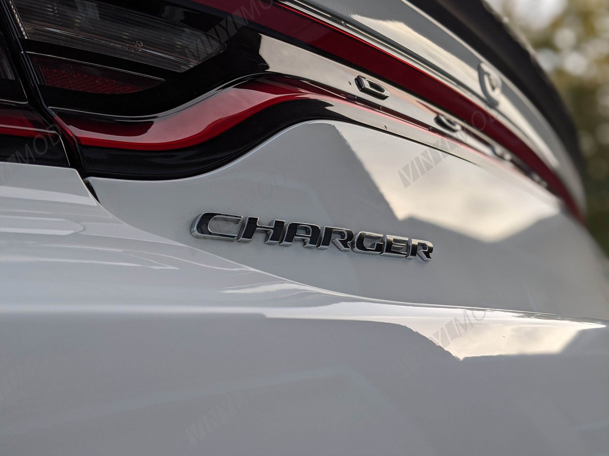 2011+ (7th Gen) Dodge Charger - Rear Charger Emblem VinylMod Overlays