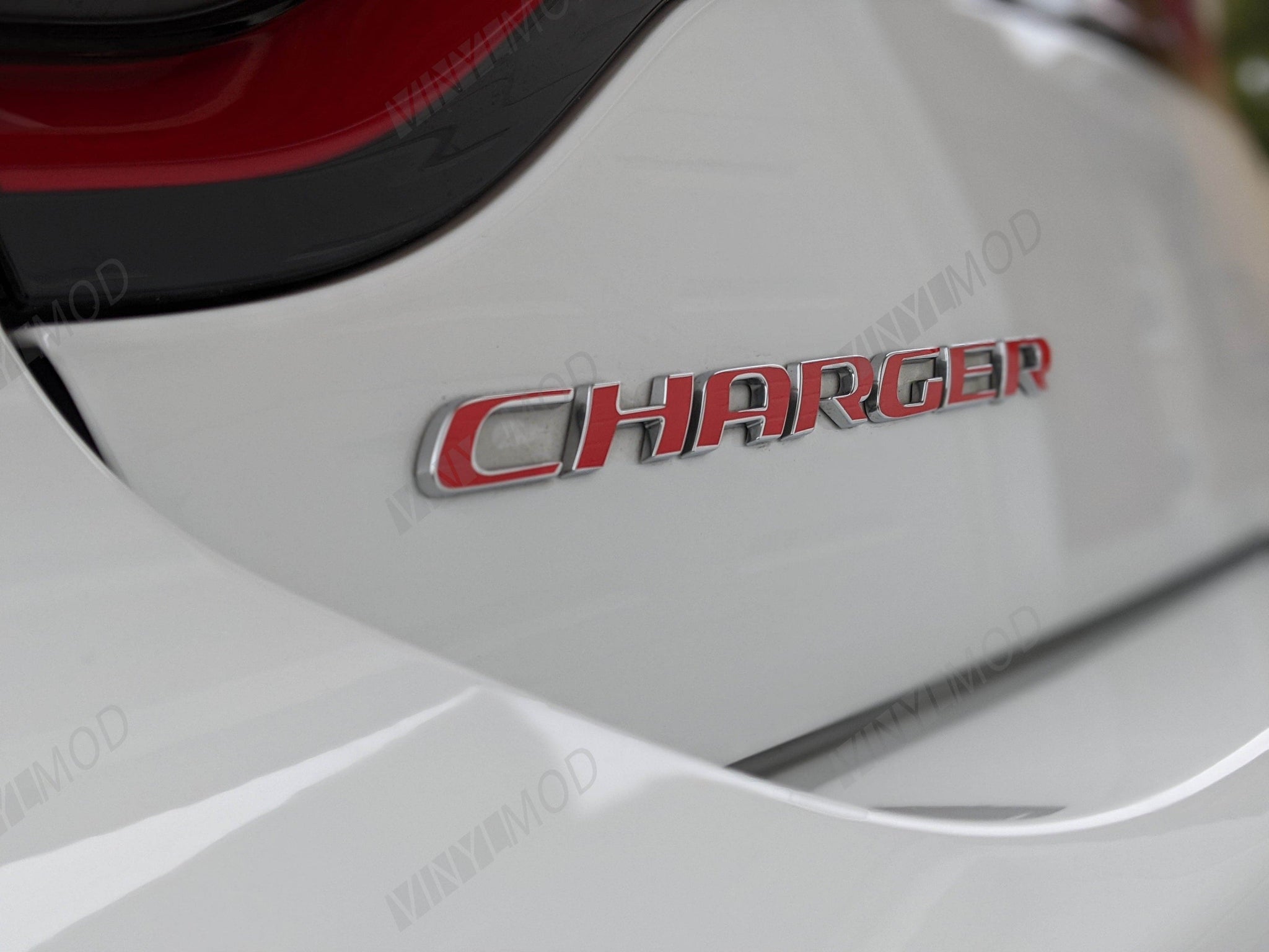 2011+ (7th Gen) Dodge Charger - Rear Charger Emblem VinylMod Overlays