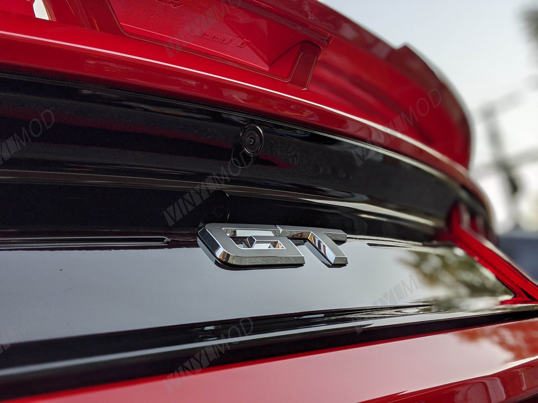 2015+ (6th Gen) Ford Mustang - Rear GT Emblem VinylMod Overlays