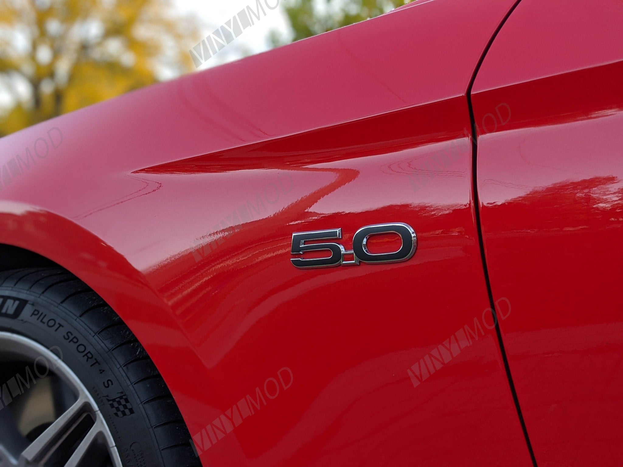 2015+ (6th Gen) Ford Mustang - Rear GT Emblem VinylMod Overlays