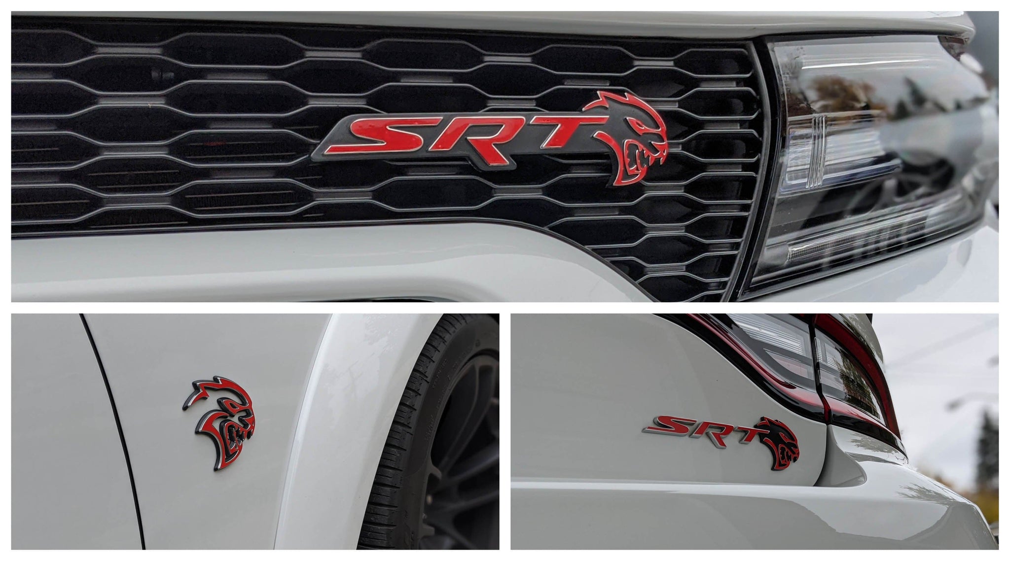 2011+ (7th Gen) Dodge Charger - Front, Side, and Rear SRT Cat Overlays Combo